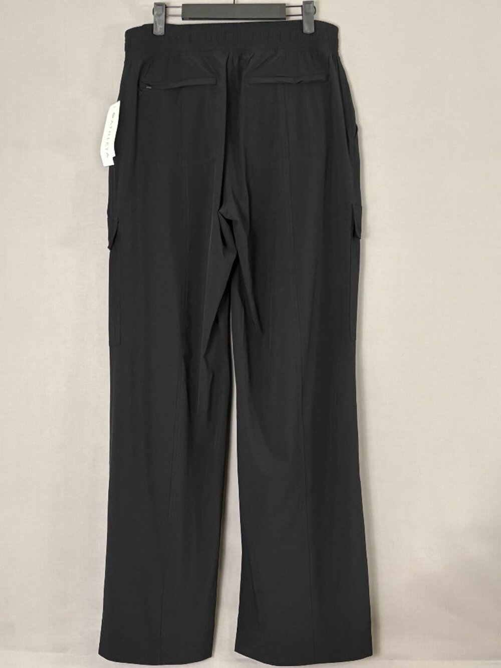 Athleta Chelsea Utility Wide Leg Pants Black 12 Tall NWT Featherweight Stretch - Picture 2 of 11